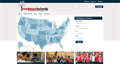 Desktop Screenshot of montessorischools.us